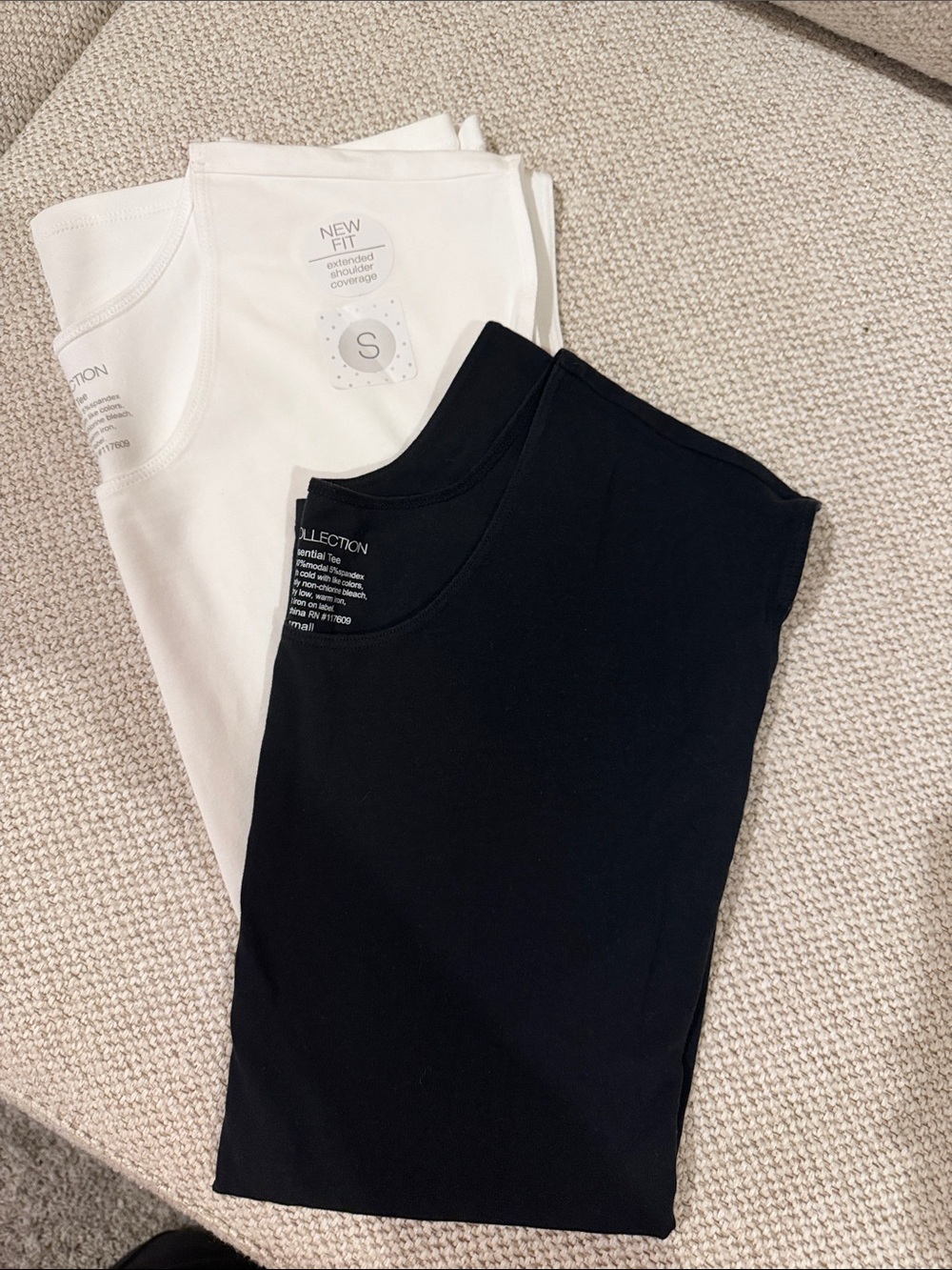 Downeast essential tees - black and white